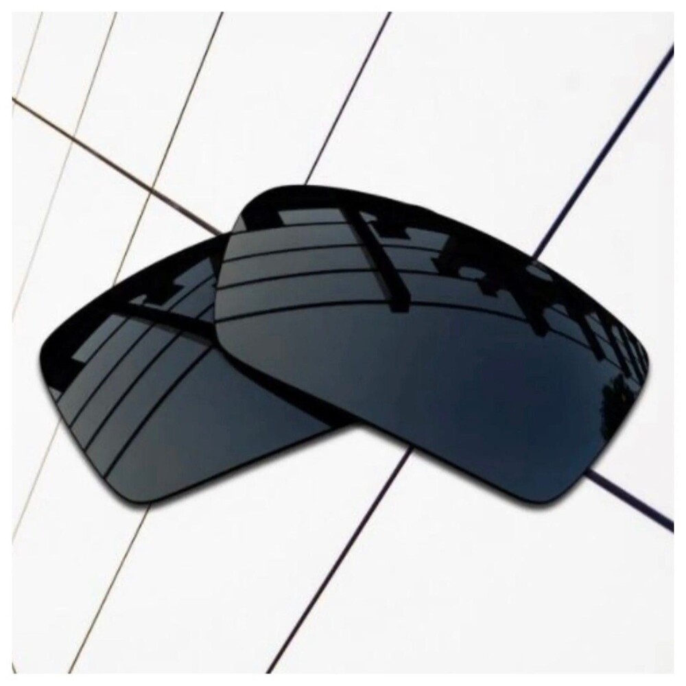 Polarized NEW Iridium Replacement Lenses For Oakley Gascan Sunglasses- Black - Picture 2 of 6